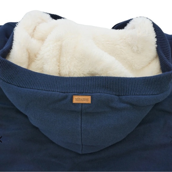 NWT Wanakome Mulberry Luna Faux Fur Lined Half Zip Sweater - Picture 10 of 10